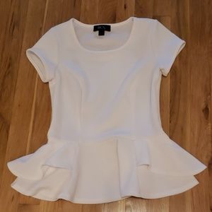BCX PEPLUM TOP